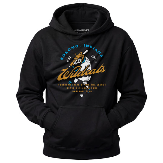 Kokomo Wildcats - Indiana - Vintage Defunct Baseball Teams - Unisex Hoodie