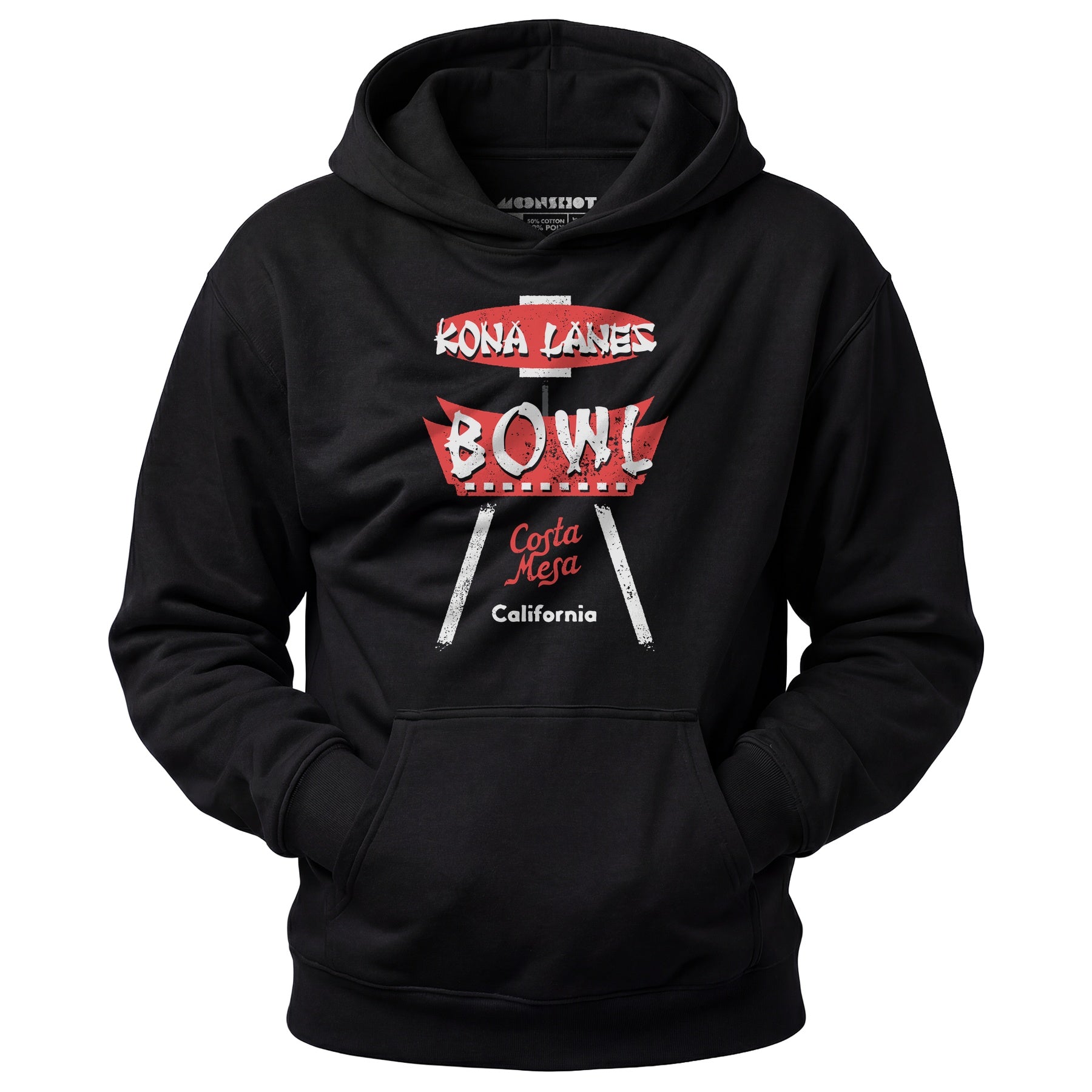 Kona Lanes - Costa Mesa, CA - Vintage Bowling Alley - Unisex Hoodie