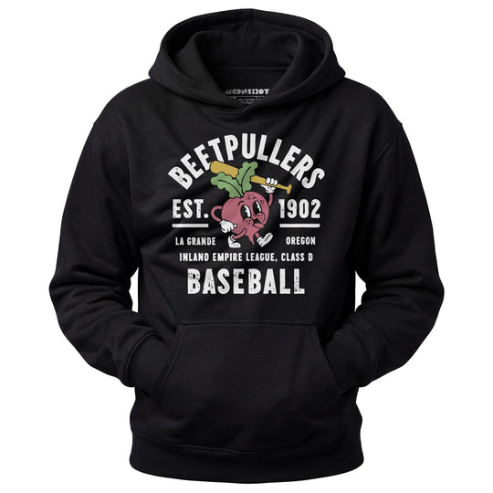 La Grande Beetpullers - Oregon - Vintage Defunct Baseball Teams - Unisex Hoodie