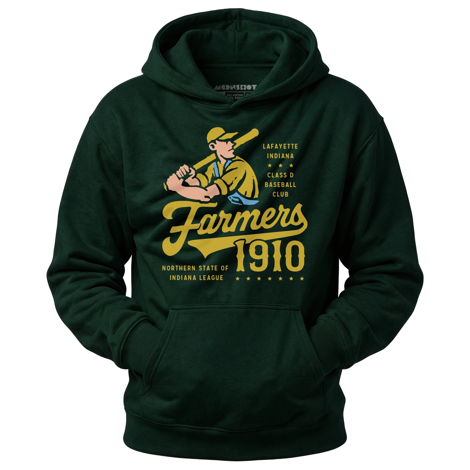 Lafayette Farmers - Indiana - Vintage Defunct Baseball Teams - Unisex Hoodie