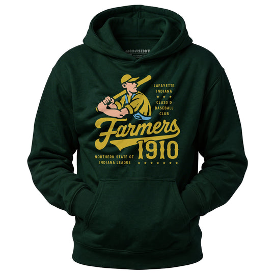Lafayette Farmers - Indiana - Vintage Defunct Baseball Teams - Unisex Hoodie
