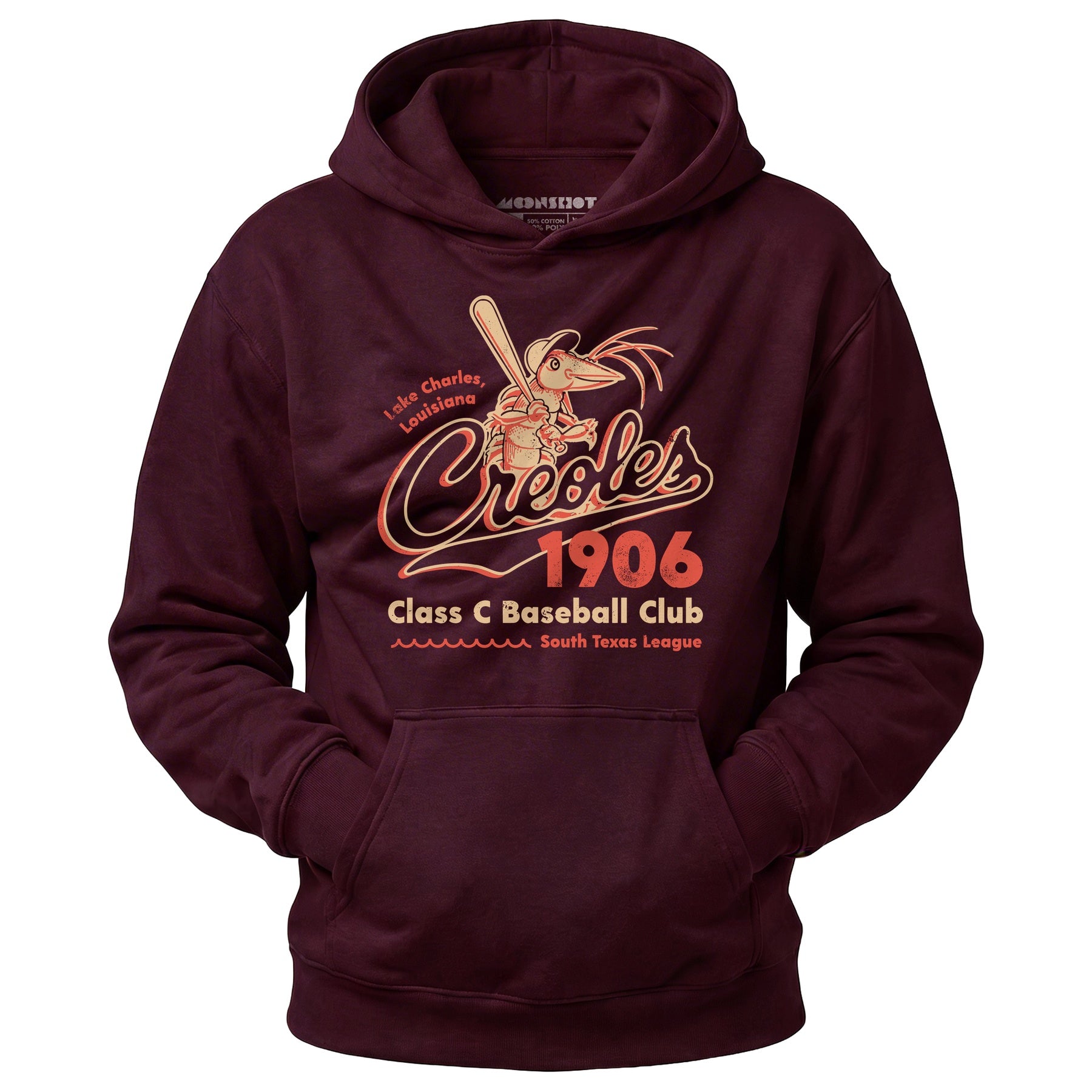 Lake Charles Creoles - Louisiana - Vintage Defunct Baseball Teams - Unisex Hoodie