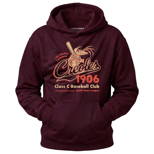 Lake Charles Creoles - Louisiana - Vintage Defunct Baseball Teams - Unisex Hoodie