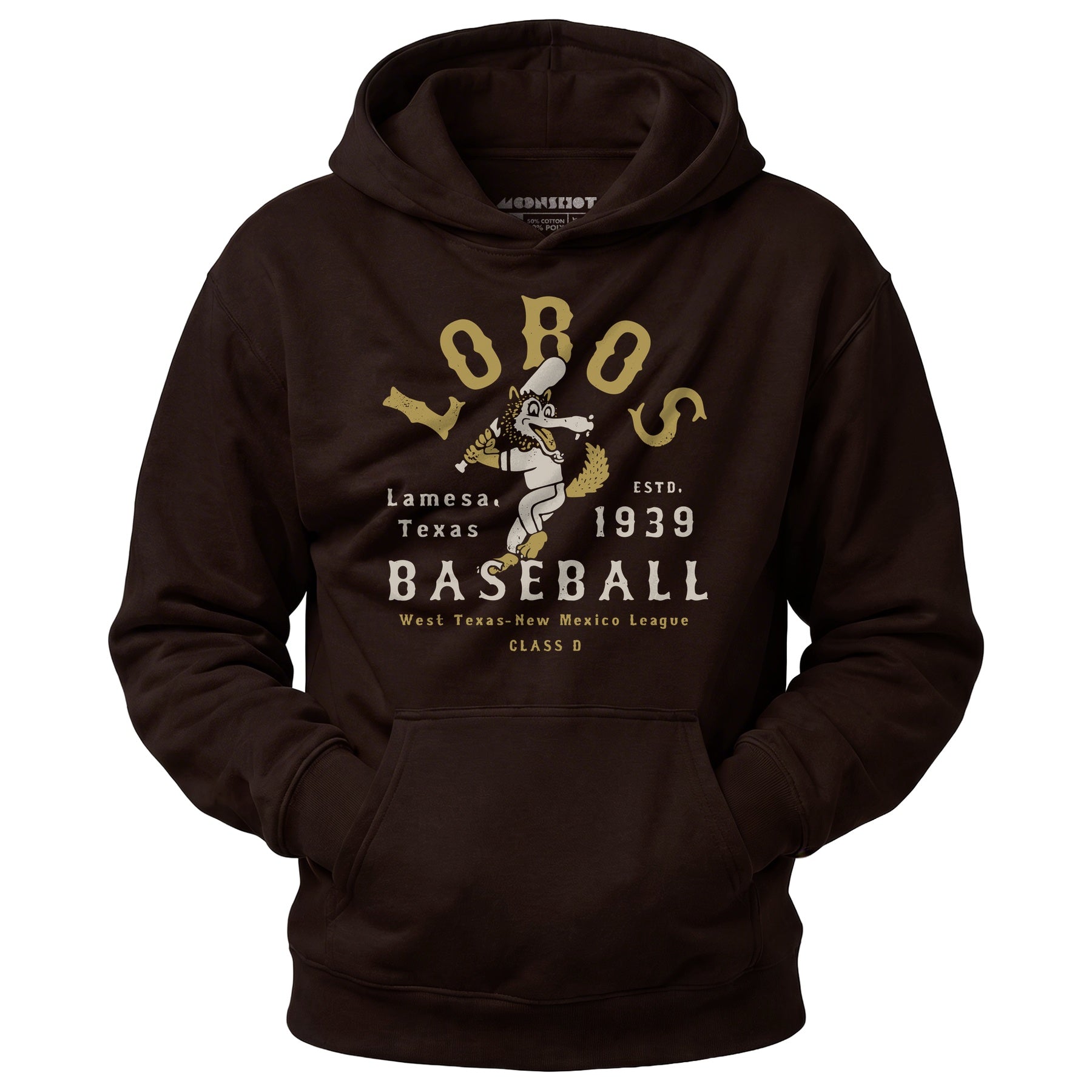 Lamesa Lobos - Texas - Vintage Defunct Baseball Teams - Unisex Hoodie