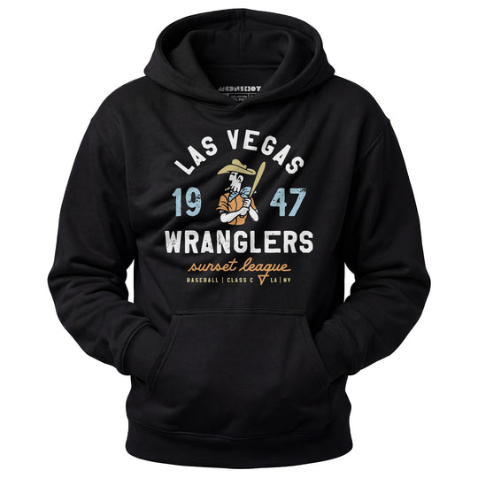 Las Vegas Wranglers - Nevada - Vintage Defunct Baseball Teams - Unisex Hoodie