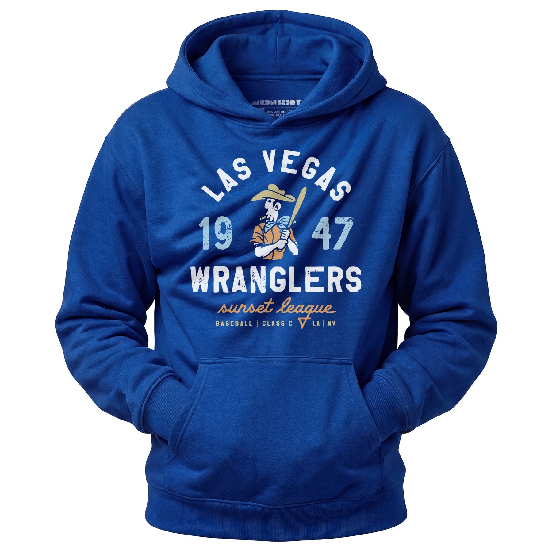 Las Vegas Wranglers - Nevada - Vintage Defunct Baseball Teams - Unisex Hoodie