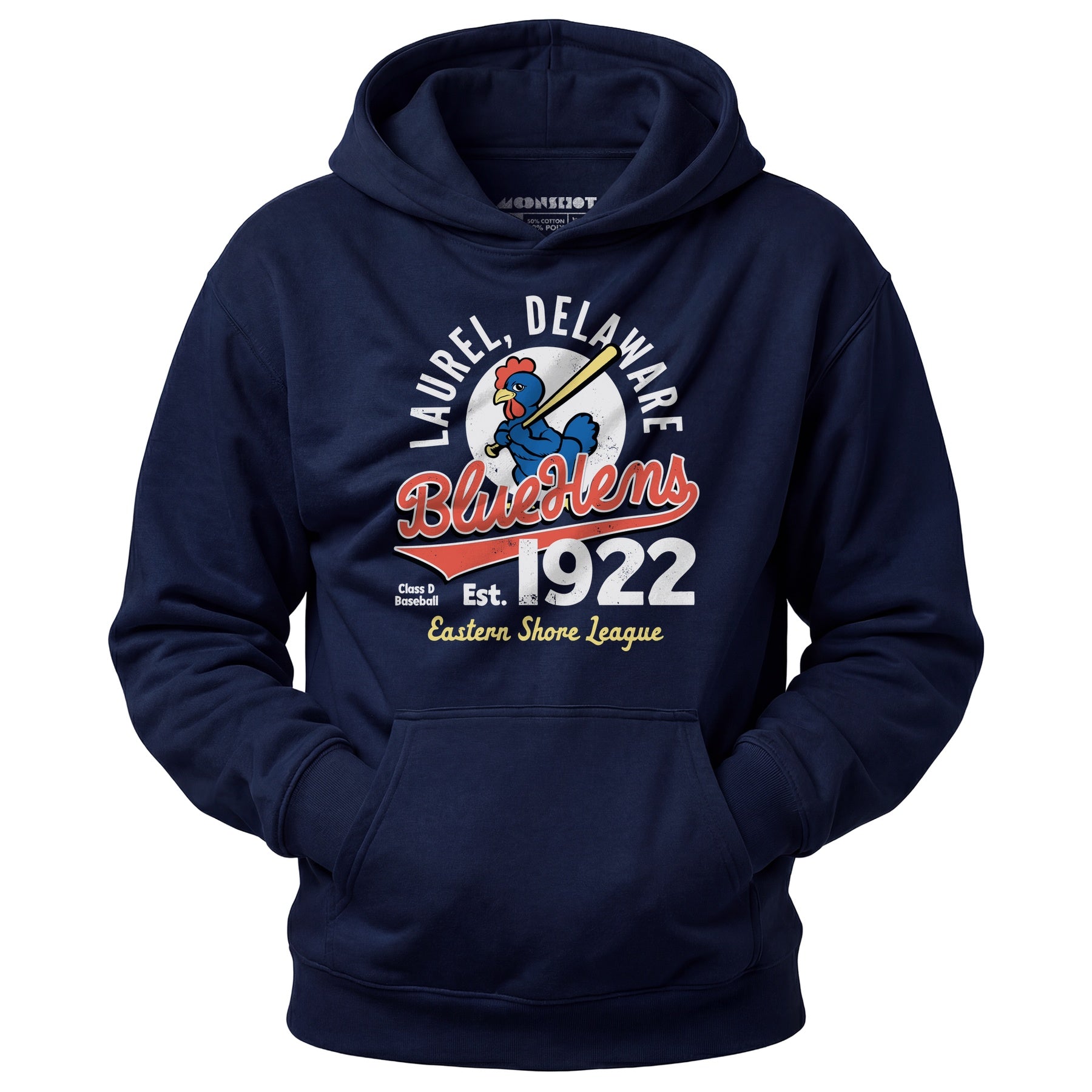 Laurel Blue Hens - Delaware - Vintage Defunct Baseball Teams - Unisex Hoodie