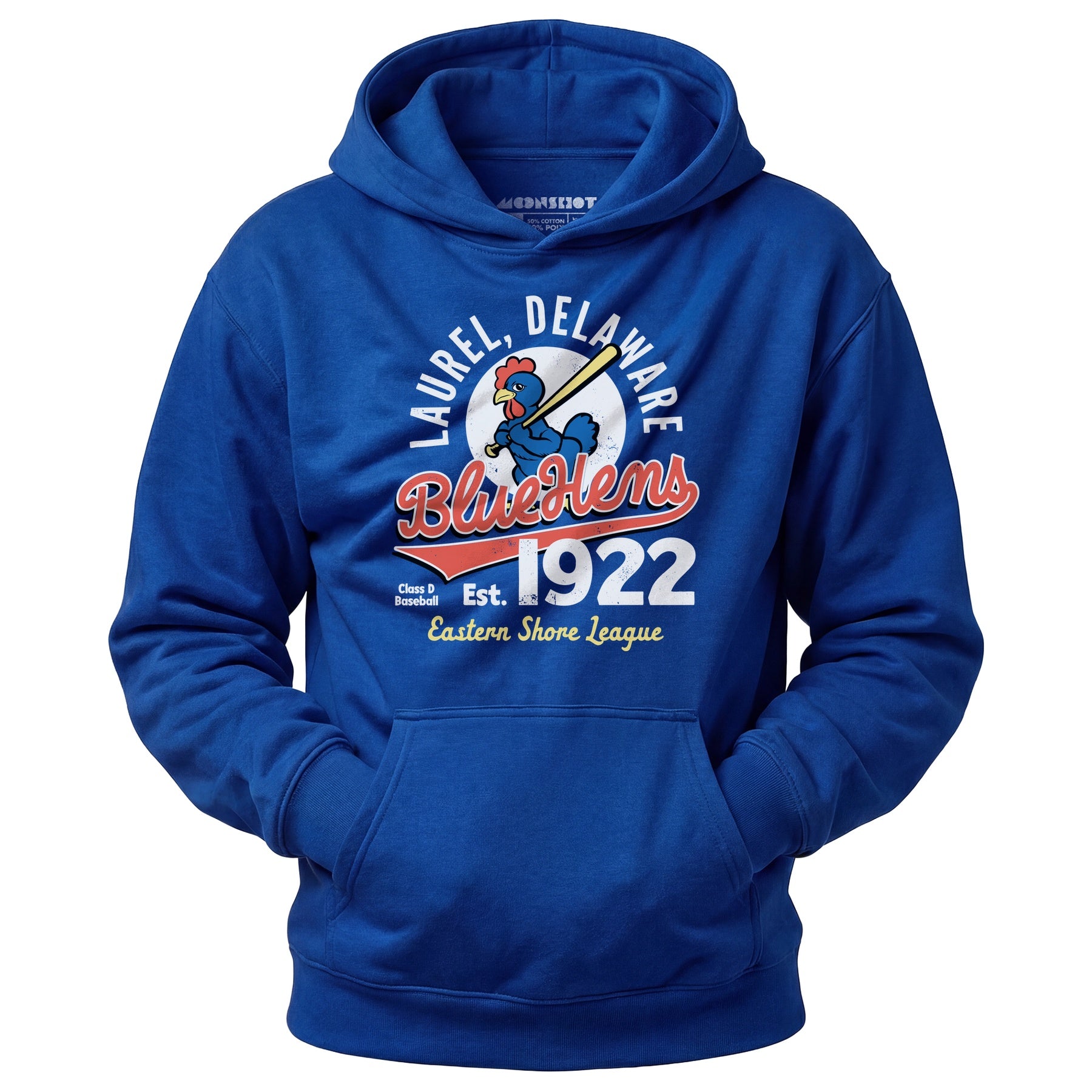 Laurel Blue Hens - Delaware - Vintage Defunct Baseball Teams - Unisex Hoodie