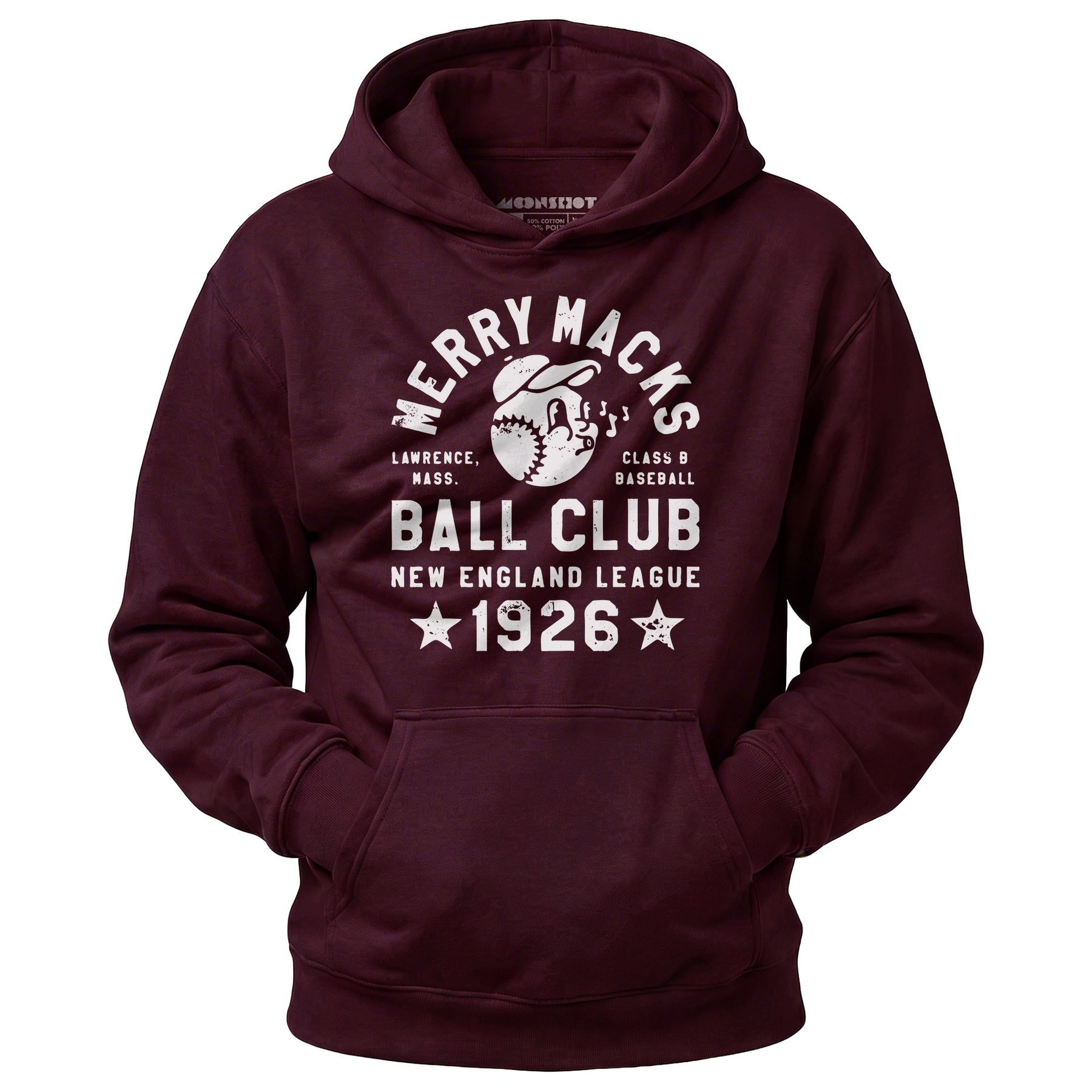 Lawrence Merry Macks - Massachusetts - Vintage Defunct Baseball Teams - Unisex Hoodie
