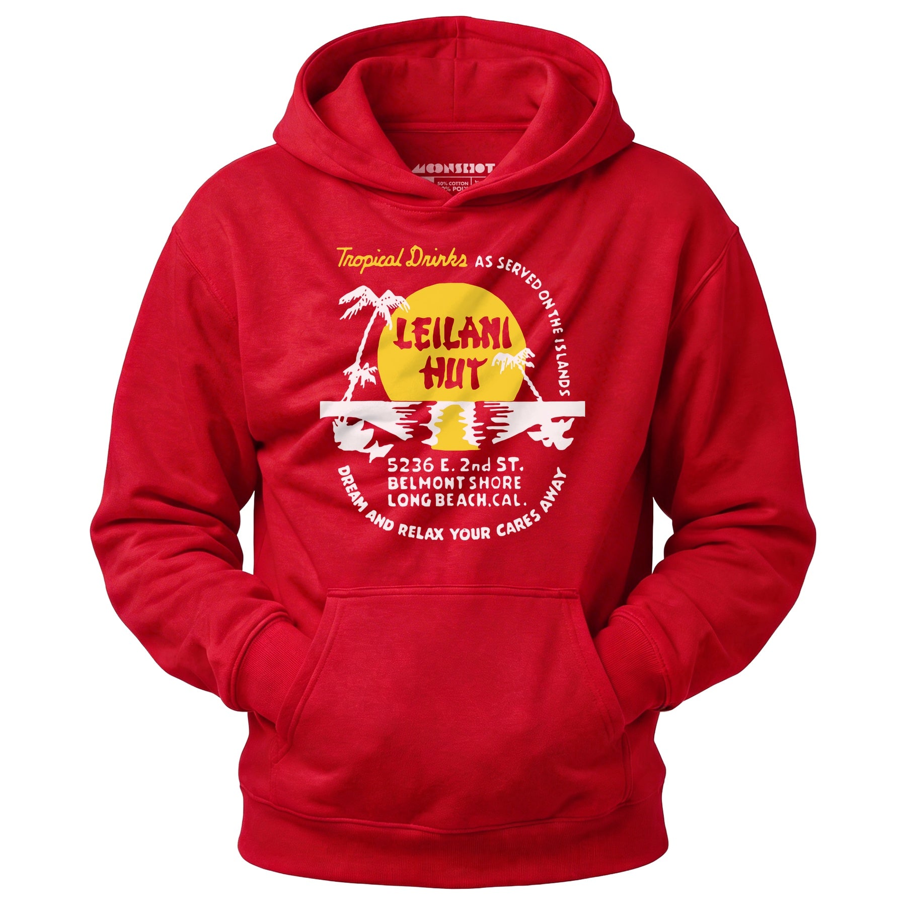 Leilani Hut - Long Beach, CA - Vintage Tiki Bar - Unisex Hoodie