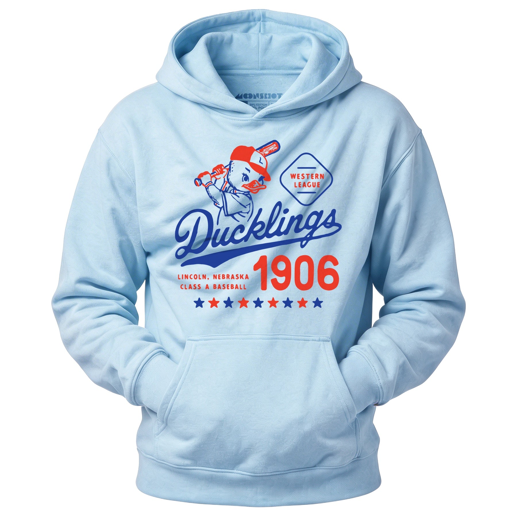 Lincoln Ducklings - Nebraska - Vintage Defunct Baseball Teams - Unisex Hoodie