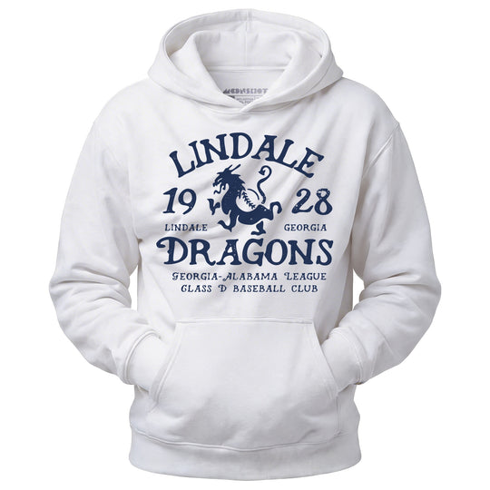 Lindale Dragons - Georgia - Vintage Defunct Baseball Teams - Unisex Hoodie