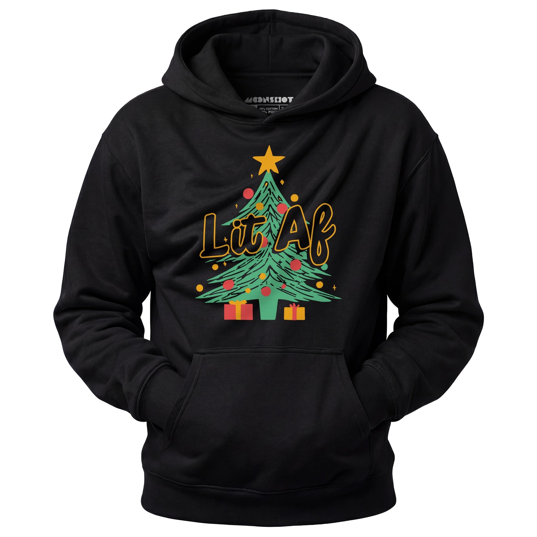 Lit AF Christmas Tree - Unisex Hoodie