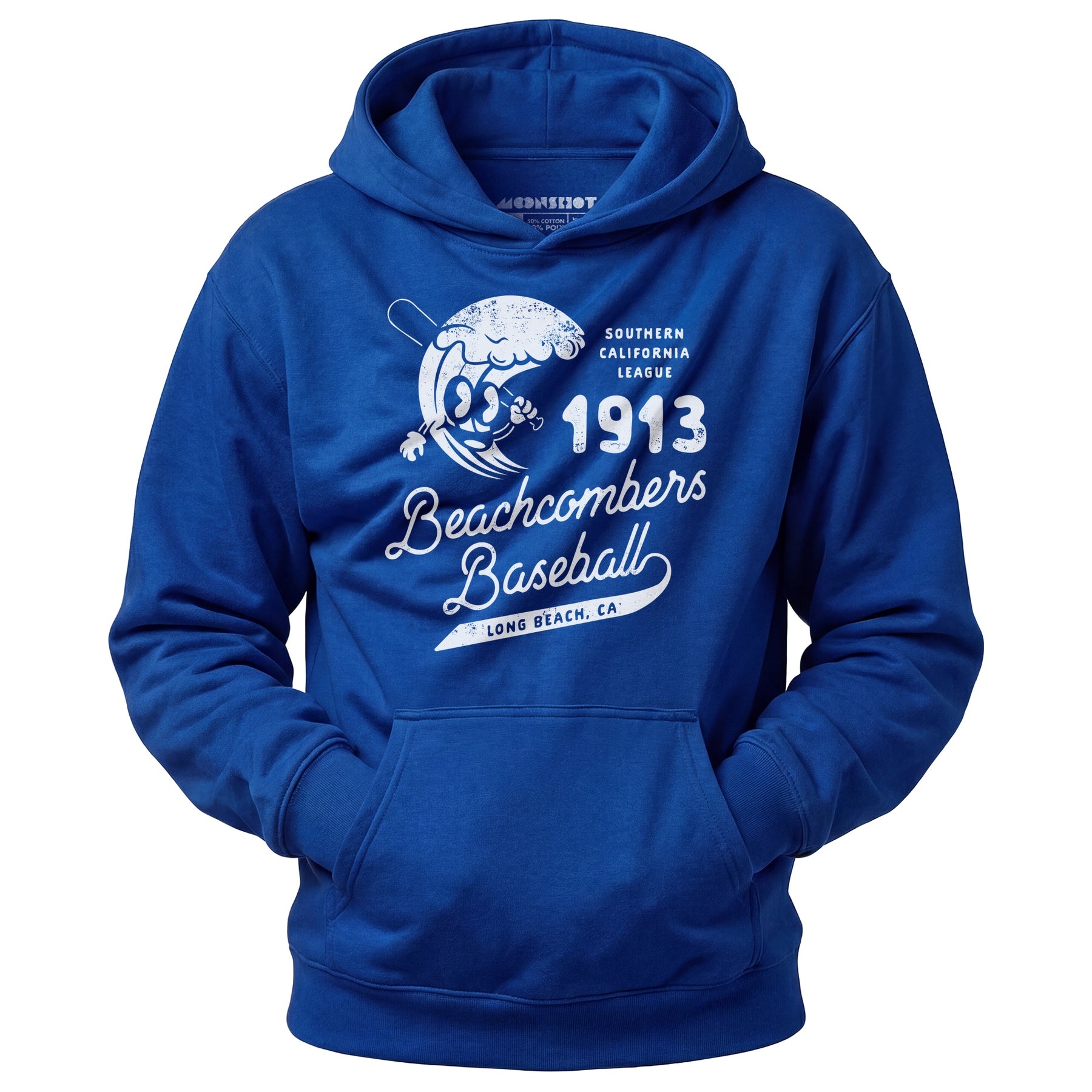 Long Beach Beachcombers - California - Vintage Defunct Baseball Teams - Unisex Hoodie
