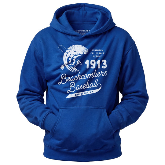 Long Beach Beachcombers - California - Vintage Defunct Baseball Teams - Unisex Hoodie
