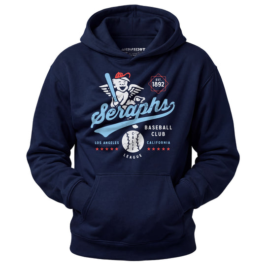 Los Angeles Seraphs - California - Vintage Defunct Baseball Teams - Unisex Hoodie