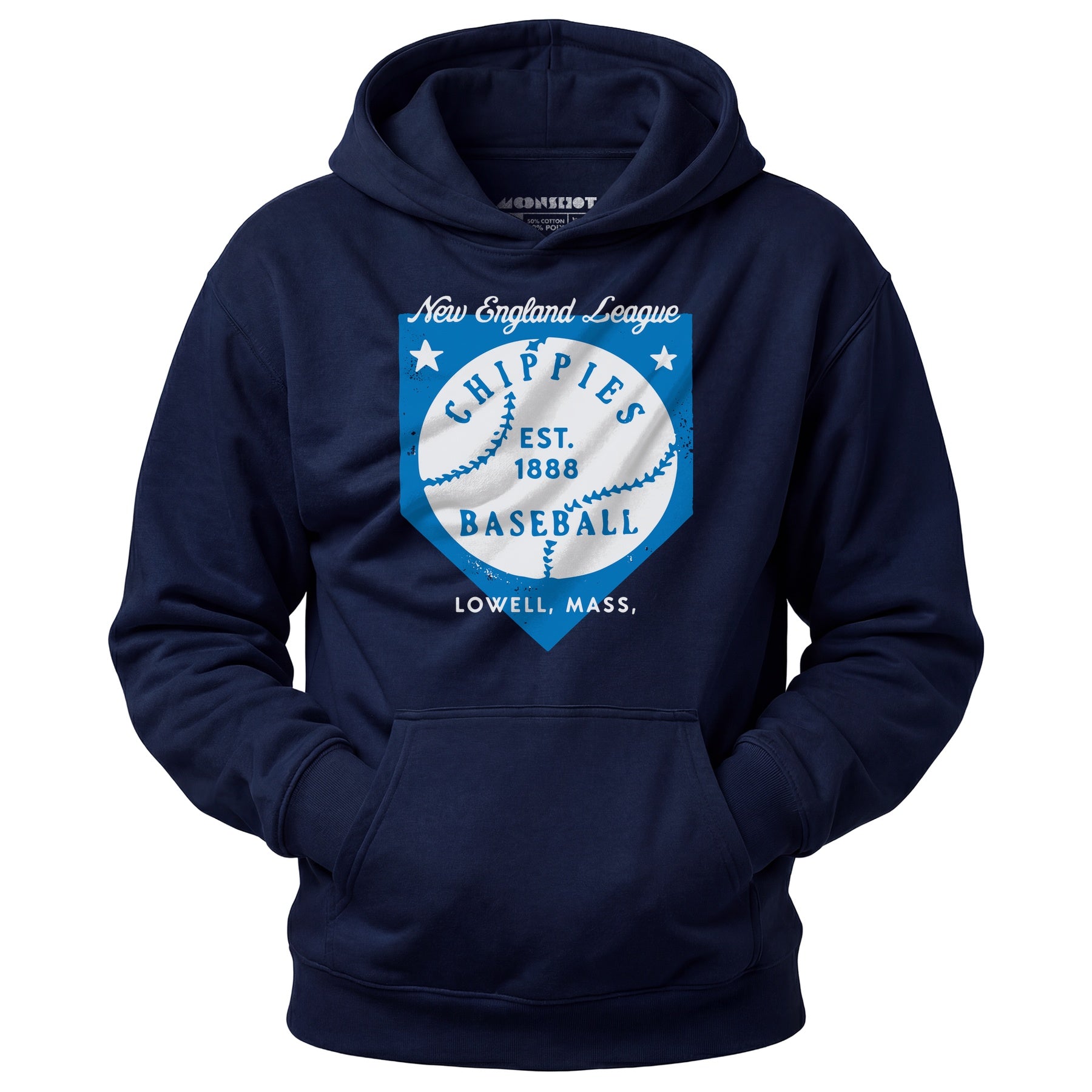 Lowell Chippies - Massachusetts - Vintage Defunct Baseball Teams - Unisex Hoodie