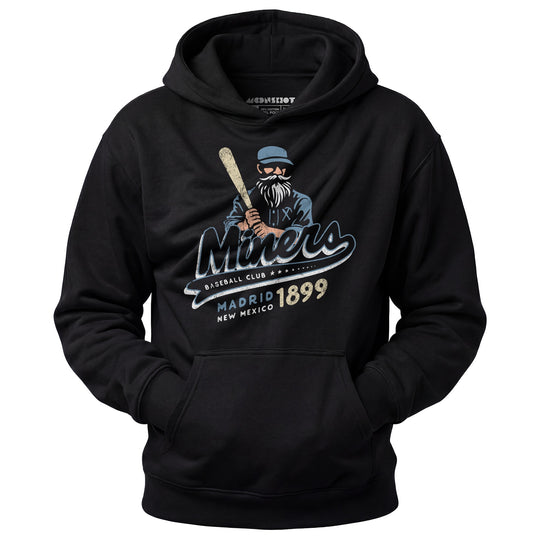 Madrid Miners - New Mexico - Vintage Defunct Baseball Teams - Unisex Hoodie