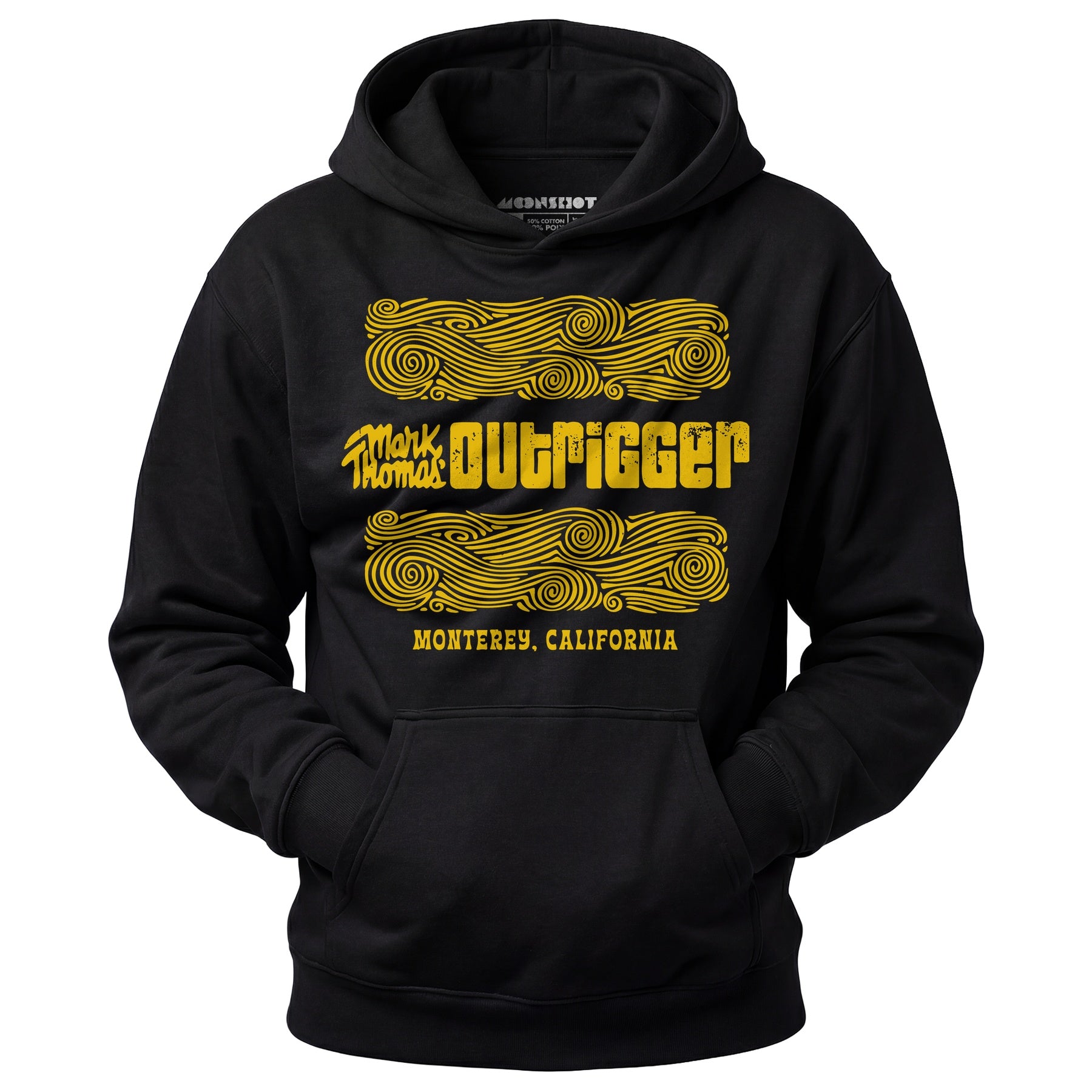 Mark Thomas Outrigger - Monterey, CA - Vintage Tiki Bar - Unisex Hoodie