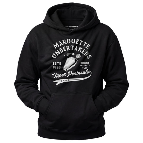 Marquette Undertakers - Michigan - Vintage Defunct Baseball Teams - Unisex Hoodie
