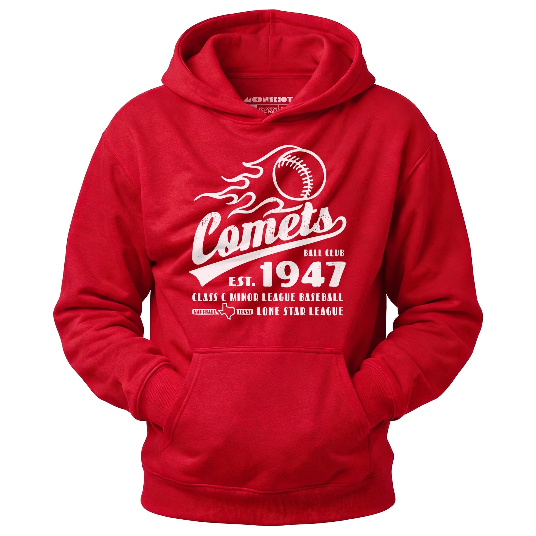 Marshall Comets - Texas - Vintage Defunct Baseball Teams - Unisex Hoodie