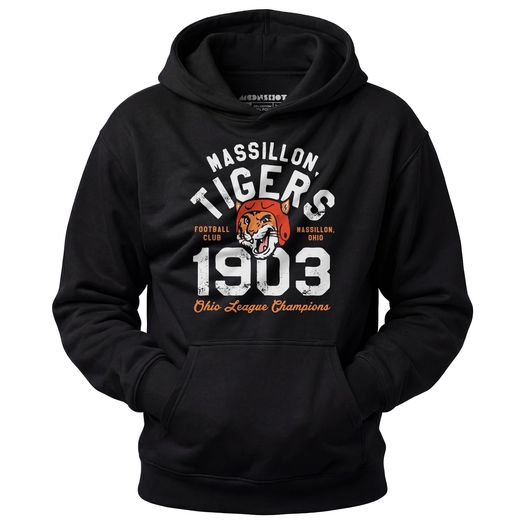 Massillon Tigers - Ohio - Vintage Defunct Football Teams - Unisex Hoodie