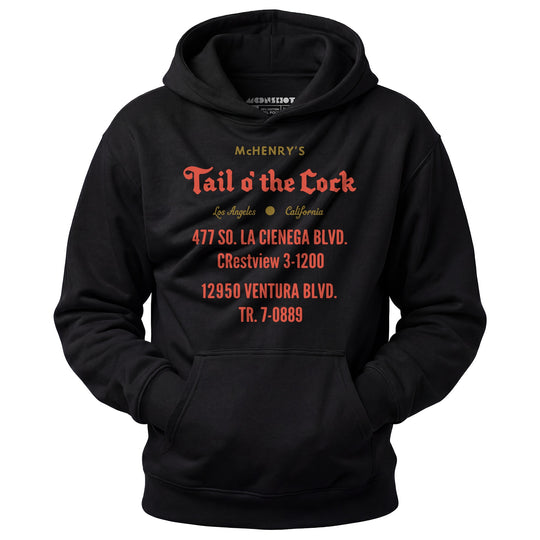 McHenry's Tail o' the Cock - Los Angeles, CA - Vintage Restaurant - Unisex Hoodie