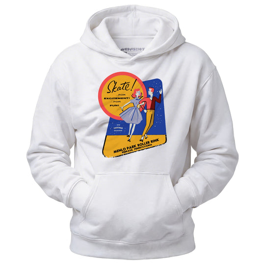 Menlo Park Roller Rink - Perkasie, PA - Vintage Roller Rink - Unisex Hoodie