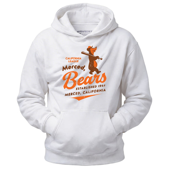 Merced Bears - California - Vintage Defunct Baseball Teams - Unisex Hoodie