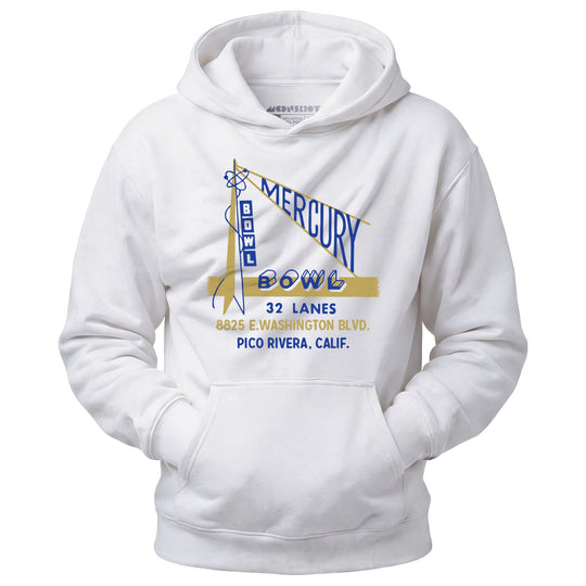 Mercury Bowl - Pico Rivera, CA - Vintage Bowling Alley - Unisex Hoodie