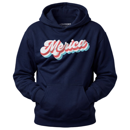 Merica Retro Stylish - Unisex Hoodie