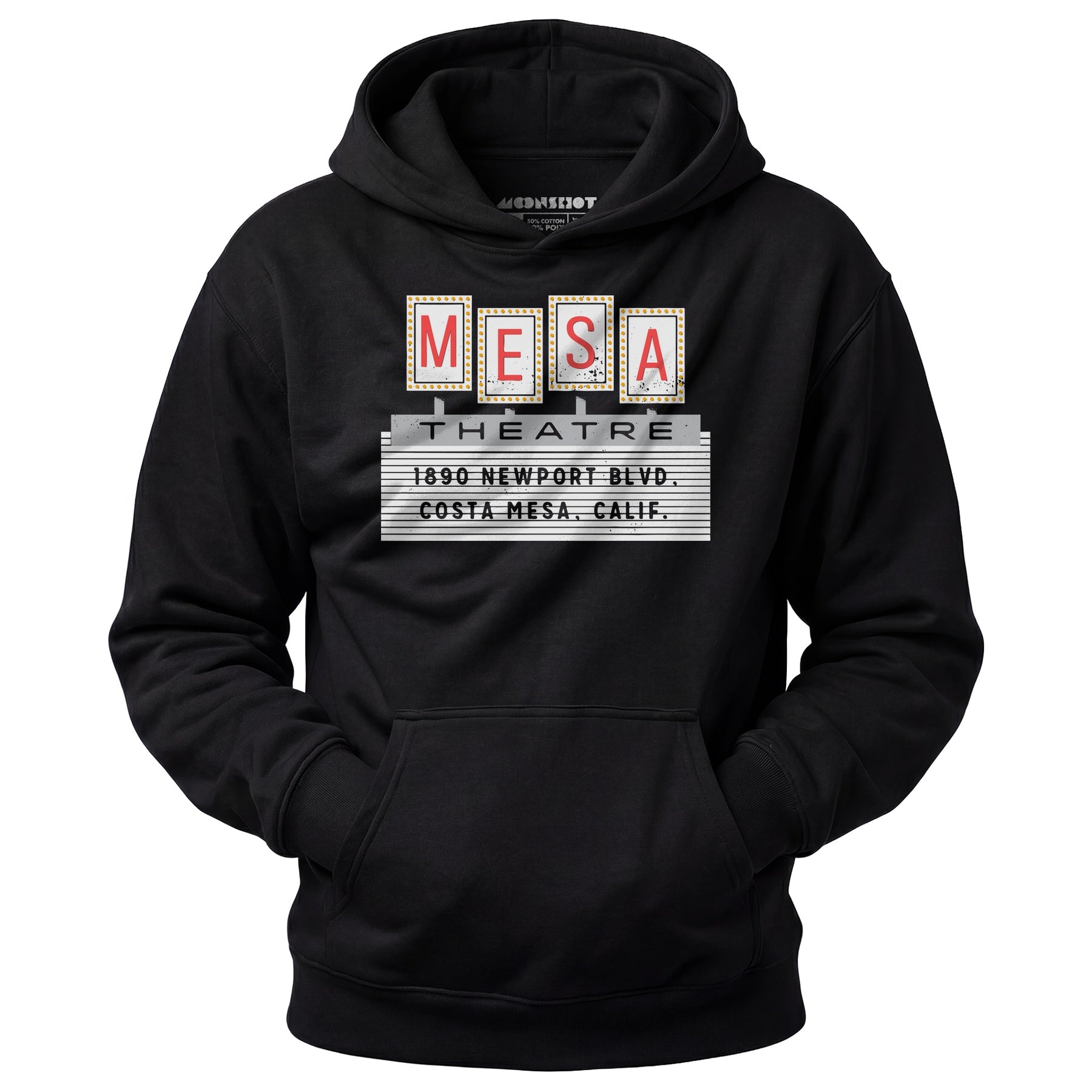 Mesa Theatre - Costa Mesa, CA - Vintage Movie Theatre - Unisex Hoodie