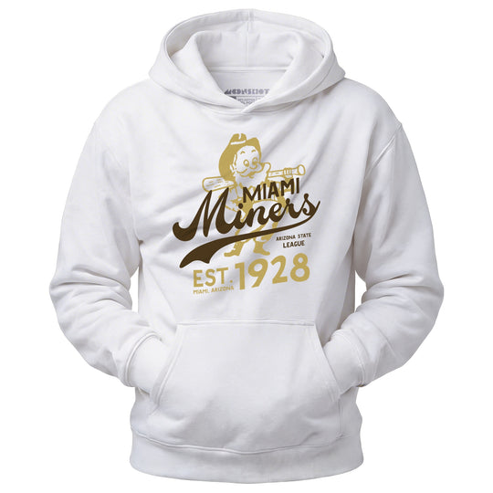 Miami Miners - Arizona - Vintage Defunct Baseball Teams - Unisex Hoodie