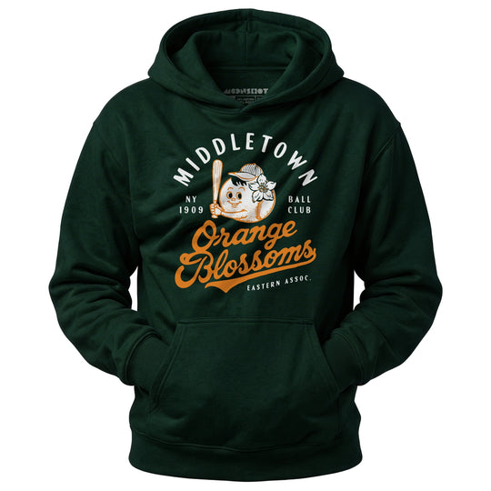 Middletown Orange Blossoms - New York - Vintage Defunct Baseball Teams - Unisex Hoodie
