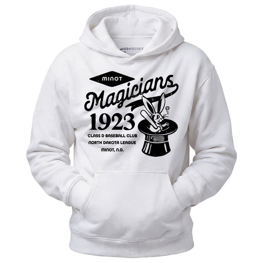 Minot Magicians - North Dakota - Vintage Defunct Baseball Teams - Unisex Hoodie