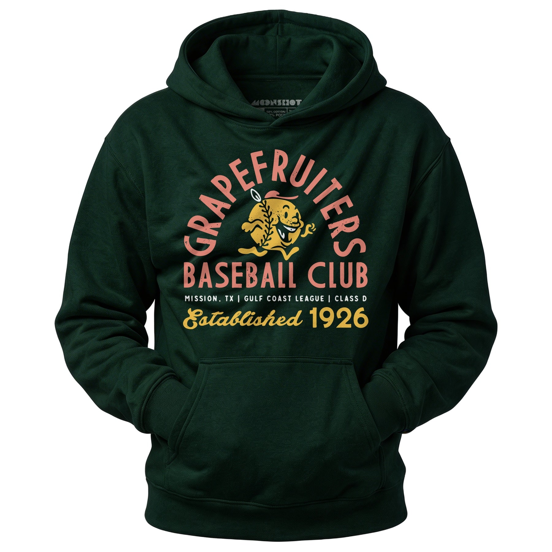 Mission Grapefruiters - Texas - Vintage Defunct Baseball Teams - Unisex Hoodie