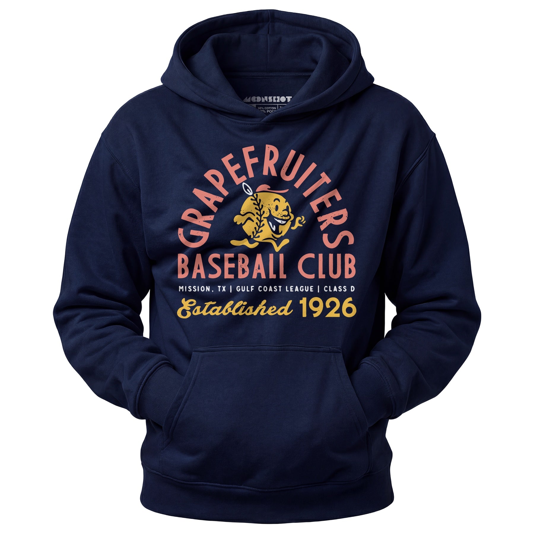 Mission Grapefruiters - Texas - Vintage Defunct Baseball Teams - Unisex Hoodie