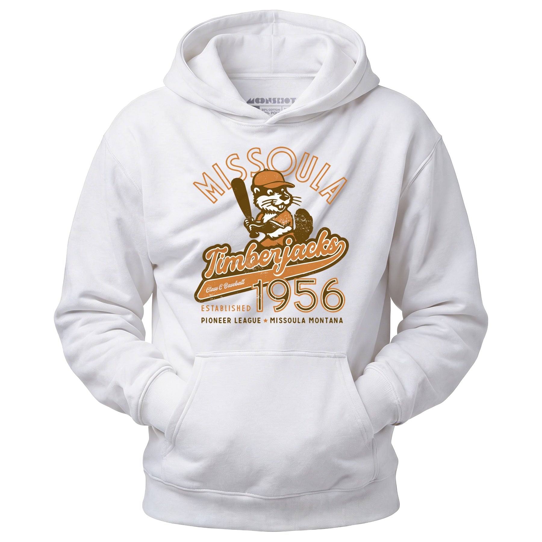 Missoula Timberjacks - Montana - Vintage Defunct Baseball Teams - Unisex Hoodie