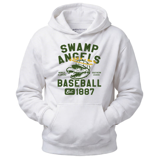 Mobile Swamp Angels - Alabama - Vintage Defunct Baseball Teams - Unisex Hoodie