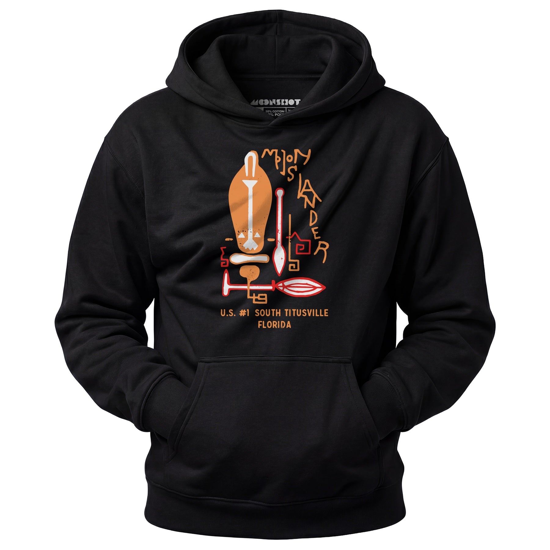 Moon Islander - Titusville, FL - Vintage Tiki Bar - Unisex Hoodie