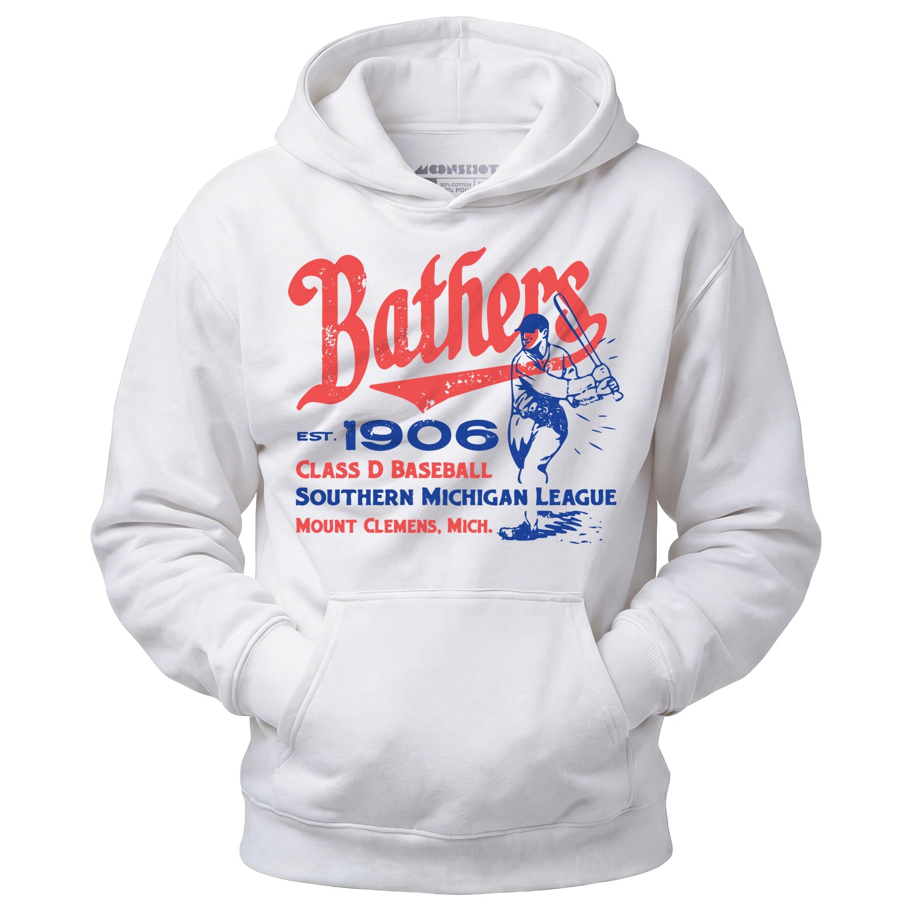 Mount Clemens Bathers - Michigan - Vintage Defunct Baseball Teams - Unisex Hoodie
