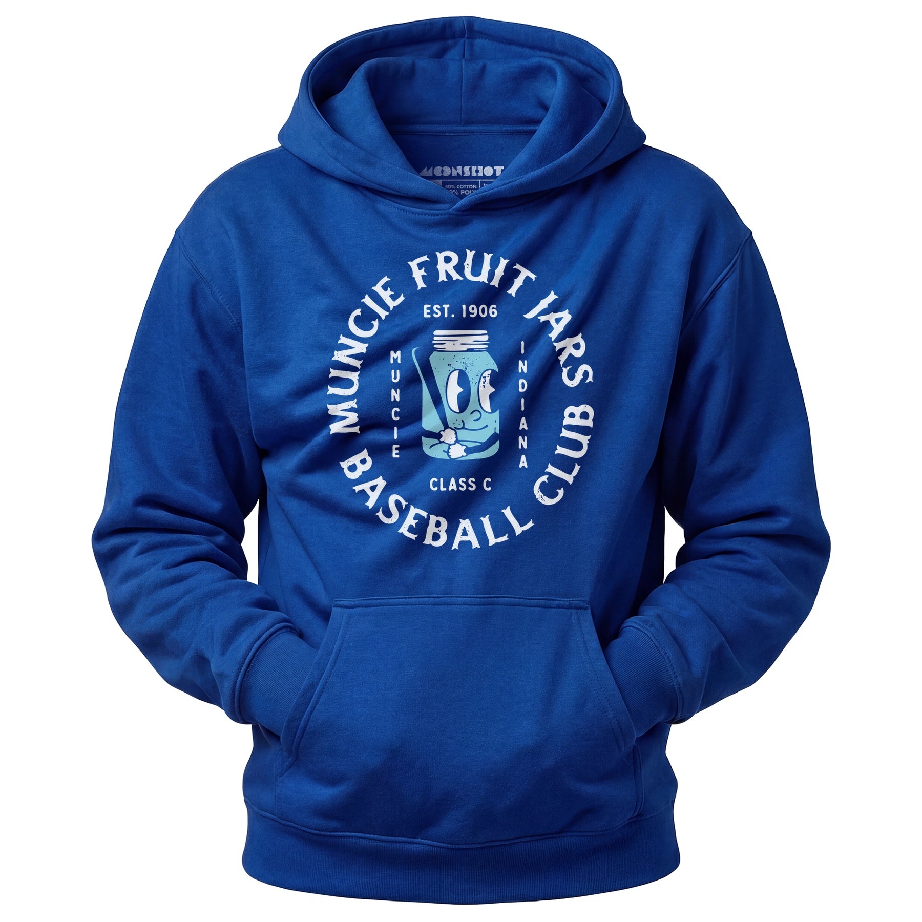 Muncie Fruit Jars - Indiana - Vintage Defunct Baseball Teams - Unisex Hoodie
