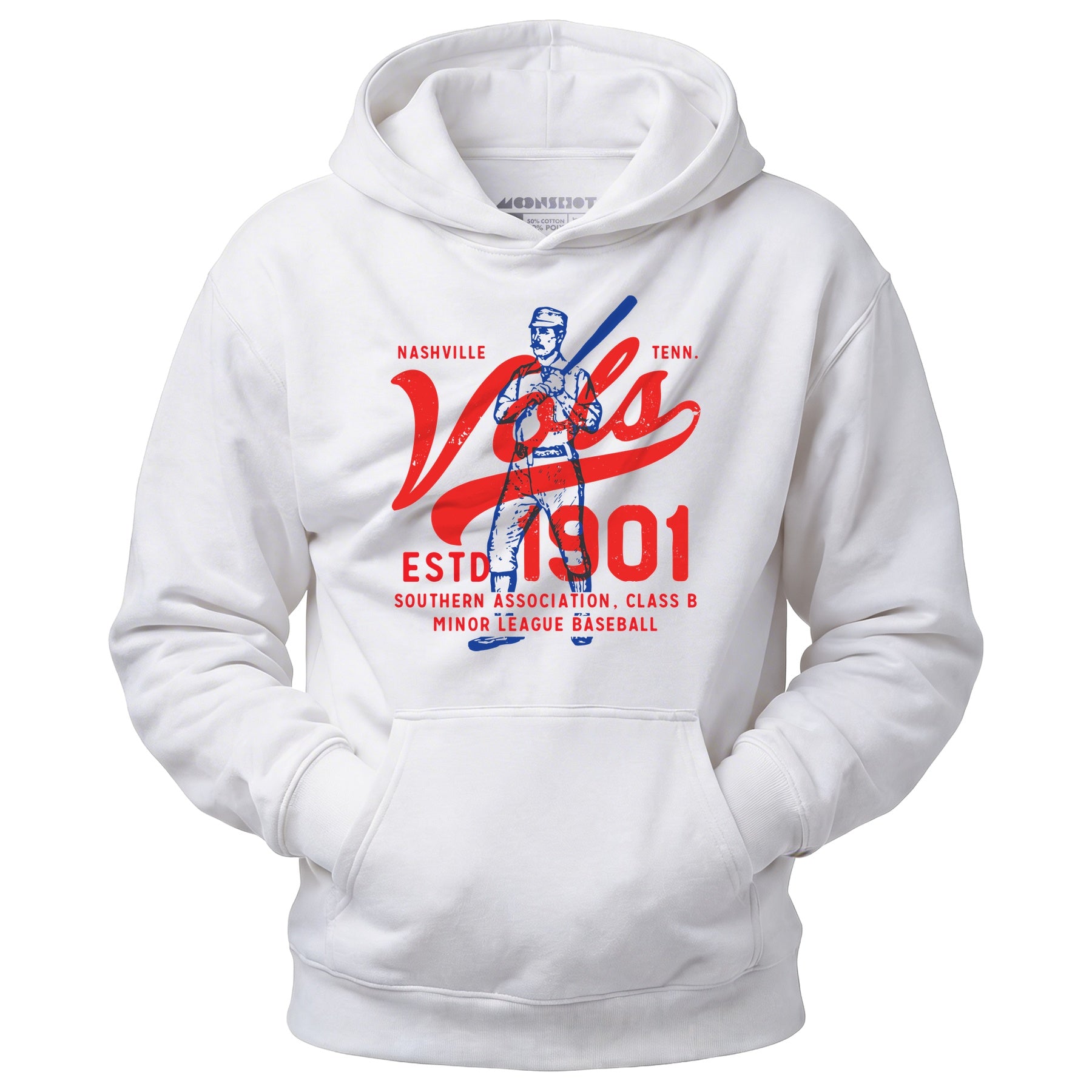 Nashville Vols - Tennessee - Vintage Defunct Baseball Teams - Unisex Hoodie