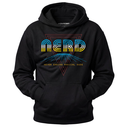 Nerd Never Ending Radical Dude - Unisex Hoodie