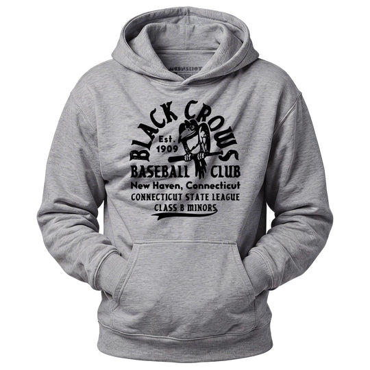 New Haven Black Crows - Connecticut - Vintage Defunct Baseball Teams - Unisex Hoodie