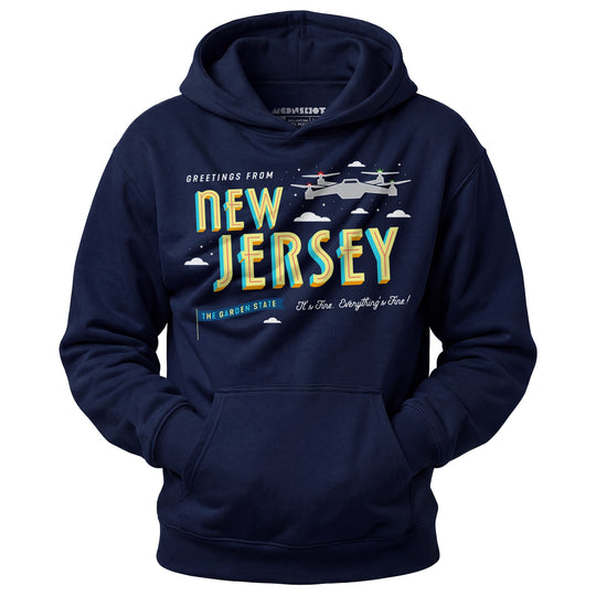 New Jersey Drones - Everything's Fine - Unisex Hoodie