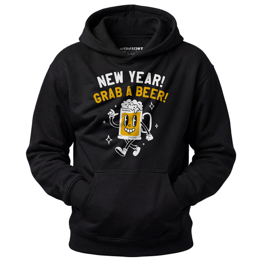 New Year Grab a Beer - Unisex Hoodie