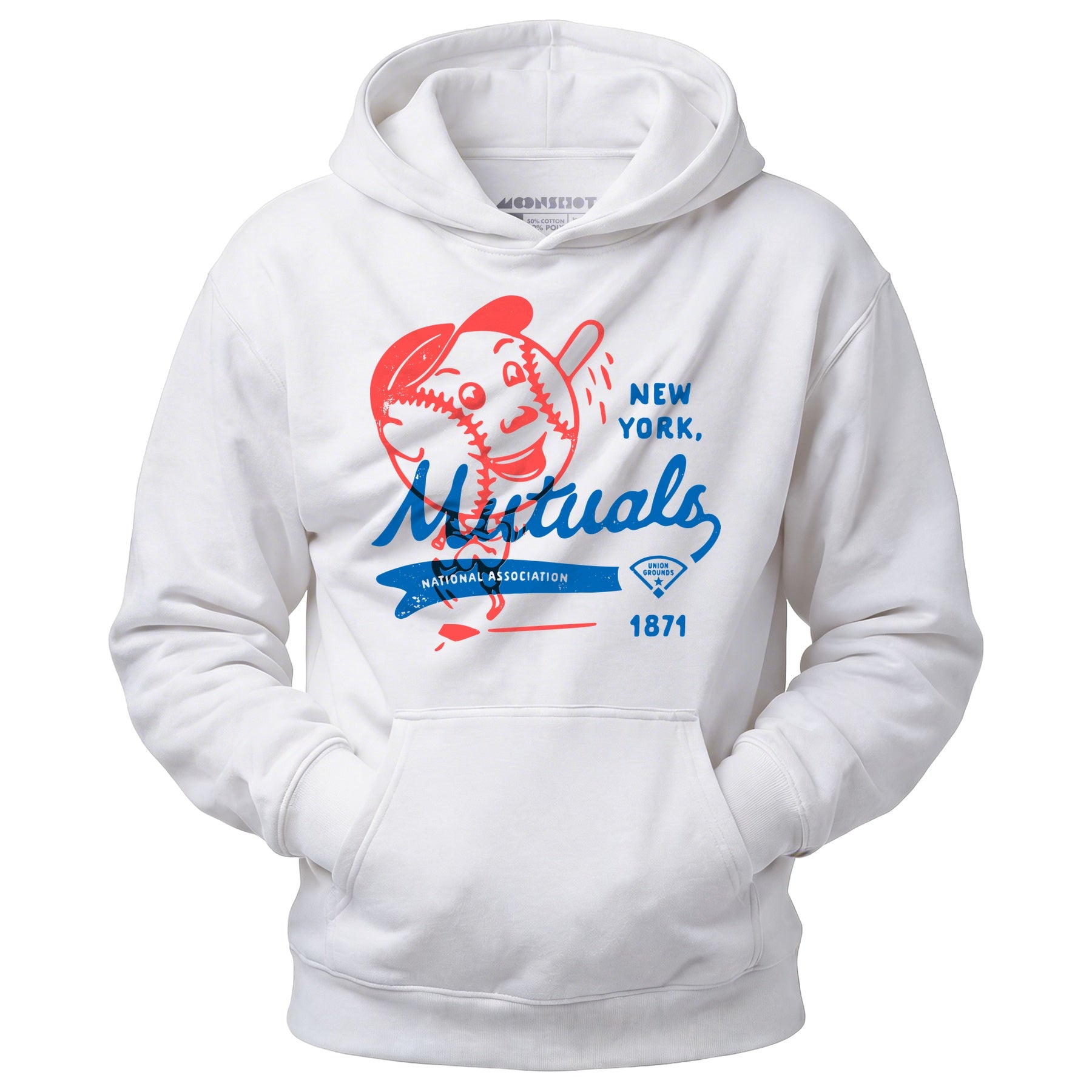 New York Mutuals - Vintage Defunct Baseball Teams - Unisex Hoodie