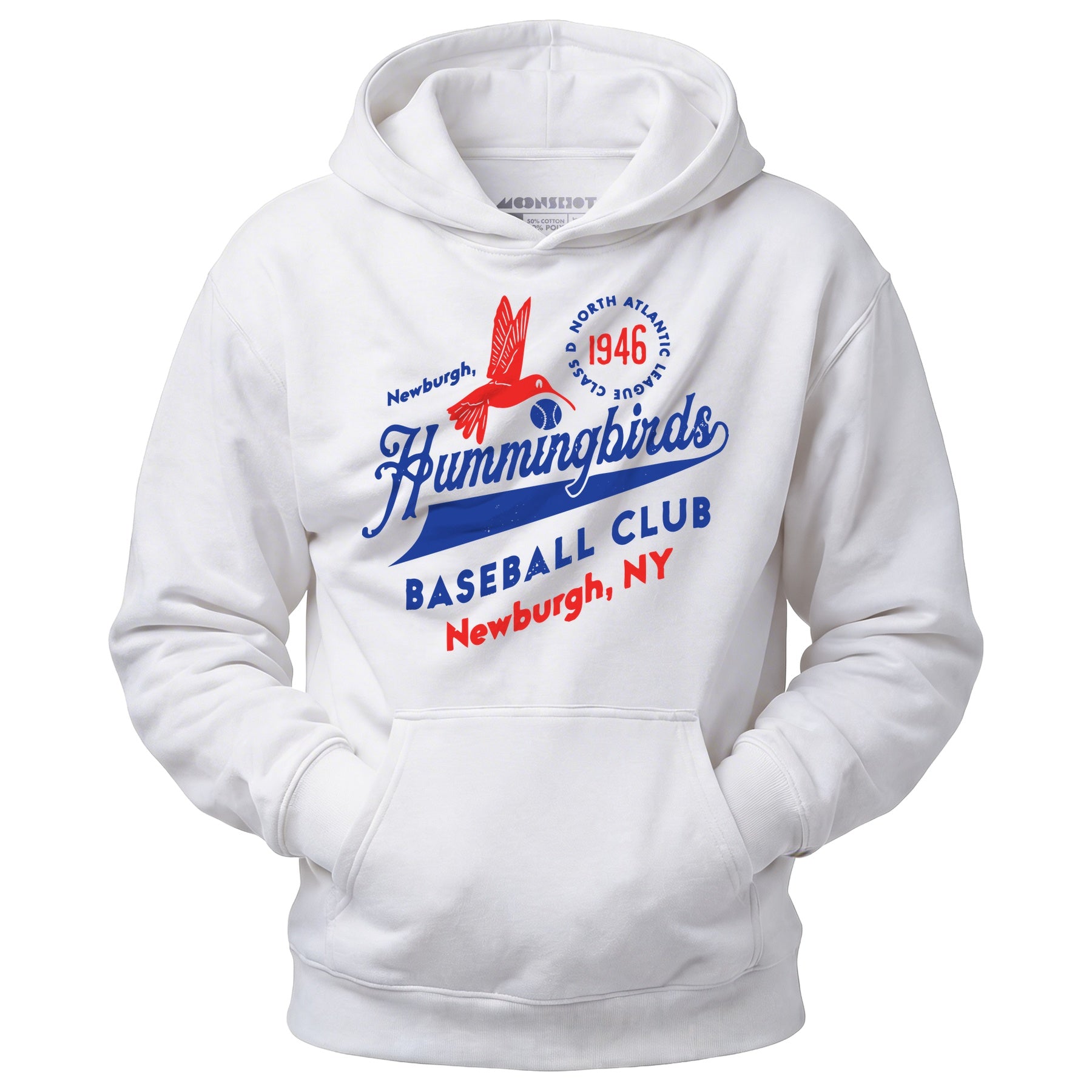 Newburgh Hummingbirds - New York - Vintage Defunct Baseball Teams - Unisex Hoodie