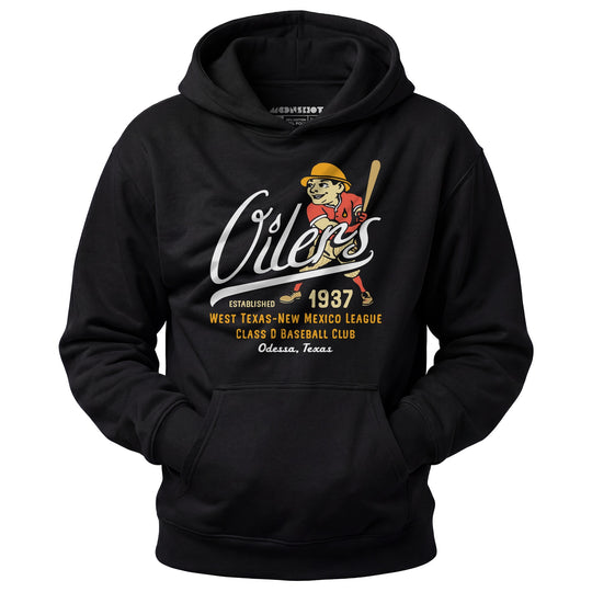 Odessa Oilers - Texas - Vintage Defunct Baseball Teams - Unisex Hoodie